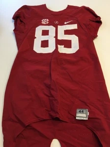 Game Worn Used 2016 Alabama Crimson Tide Bama Football Jersey Nike Size 44 #85 - Picture 1 of 4
