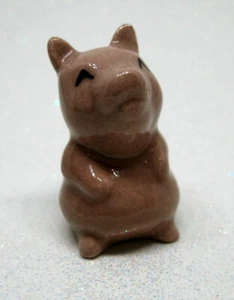 Hagen Renaker miniature made in America Pig Piglet Begging retired - Picture 1 of 4