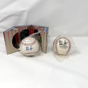 Nolan Ryan 1993 Baseball 27 Years of Excellence Chevron Fotoball + Stat Ball Lot - Bild 1 von 22