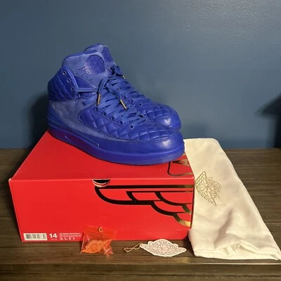 Talla 14 - Just Don x Air Jordan 2 Retro Varsity Royal Foto 1 de 4