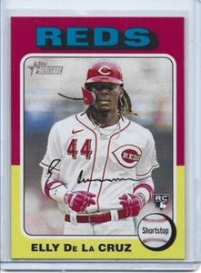 Tarjeta de novato Elly De La Cruz #473 Cincinnati Reds RC 2024 Topps Heritage E18 - Imagen 1 de 1