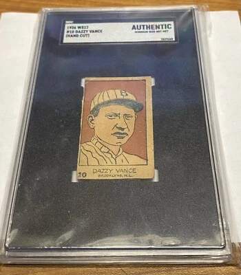 1926-27 W512 Strip Card - #10 Dazzy Vance (RC) - Image 1 of 2