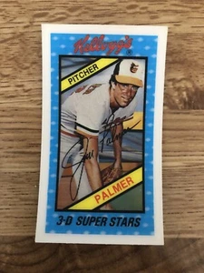 Lot Is For (1) 1980 Kellogg's 3D Super Stars Jim Palmer Baltimore Orioles HOF - Picture 1 of 3