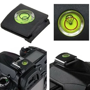 2x Flash Hot Shoe Cover Cap BUBBLE Spirit Level For Canon Nikon Olympus Camera - Picture 1 of 1