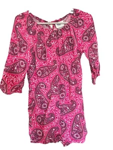 Old Navy | Girls | Romper | Size XS 5| Pink with Flowers | Long Sleeve, Shorts - Picture 1 of 2