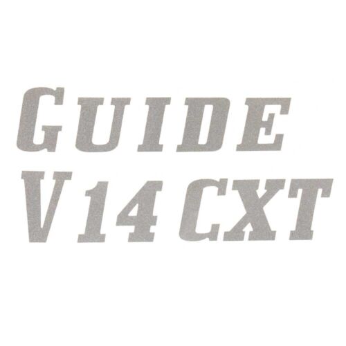 G3 Båt Dekaler 73404873 | Guide V14 XT Silver 8 1/2 x 3 7/8 Inch