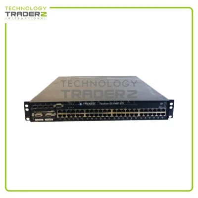 FGS648P-STK Foundry Networks Fastlron GS648P-STK 48 Port Stackable Switch - Image 1 of 2
