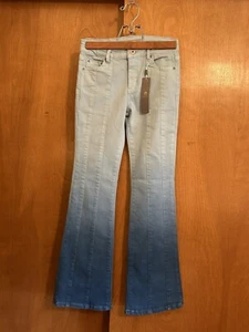 Pantalone Tractr bambina blu ombré morbido denim taglia 10 - Foto 1 di 5