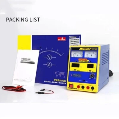 DSP15D5 Smart Phone Repair Dc Regulated Power Supply 15V5A Ammeter 4-Digit - Image 1 of 4