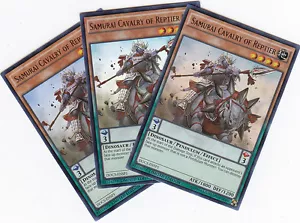 3x SAMURAI CABALLERÍA DEL REPTIER DOCS-ENSP1 YUGIOH EDICIÓN LIMITADA x 3 - Imagen 1 de 1