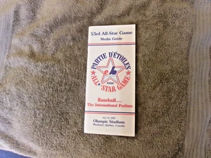 1982 All Star Game Media Guide Baseball Montreal Expos Programa Dave Concepción - Imagen 1 de 2