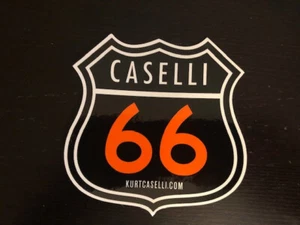 KURT CASELLI ROUTE 66 Champion Racing Decal Stickers 4.5x5 - Picture 1 of 1