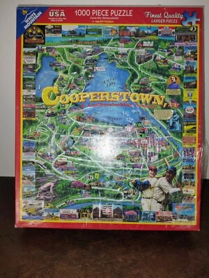 PUZZLE WHITE MOUNTAIN COOPERSTOWN, NY & LEATHSTOCKING COUNTRY, 1000 PIEZAS - NUEVO Foto 1 de 4