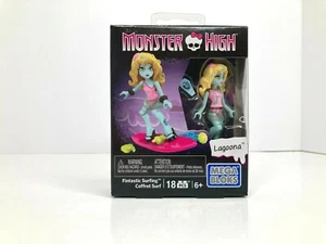 Monster High Mega Bloks Lagoona Blue Fintastic Surfing 18pcs NEW NRFP - Picture 1 of 7