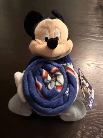 Sale! NFL New York Giants Disney Mickey Mouse Plush Hugger Blanket WH Cover