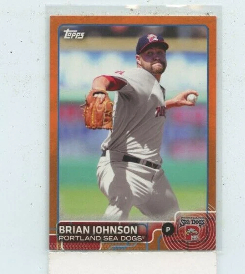 BRIAN JOHNSON 2015 Topps Pro Debut Orange Parallel Rookie Card #D /25 - Image 1 of 1