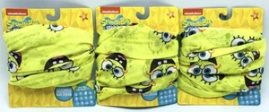 3 SpongeBob Schwammkopf Halstuch Gesichtsmaske gelb wiederverwendbar waschbar Kind neu - Bild 1 von 6