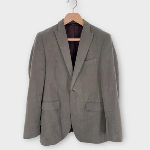 TESSUTI SONDRIO Banana Republic Tailored Fit Men's Gray Cotton Blazer 42R Italy - Picture 1 of 17