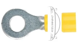 04600 Phonocar TERMINALI PREISOLATI PER CAVO DA 6mm CON FORO DA Ø 6mm 10 pz - Foto 1 di 2