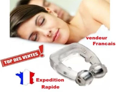 Pince Nez Anti Ronflement Magnétique Santé Aide Apnée Sommeil Dilatateur Nasal
