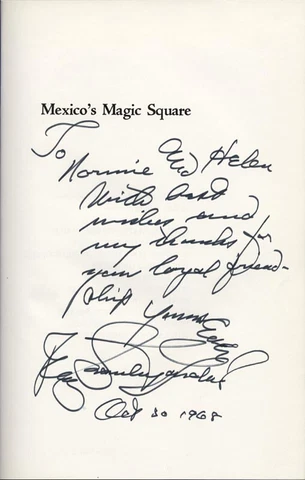 ERLE STANLEY GARDNER - INSCRIBED BOOK SIGNED TWICE 10/30/1968 Cover