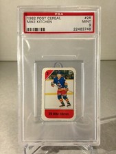 1982 Post Cereal Mike Kitchen #26 - PSA 9 - POP 1 (none graded higher)