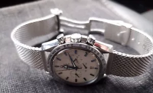 20 mm geflochtenes Edelstahl-Netzband für Omega Speedmaster keine Zeit zum Sterben 007 - Bild 1 von 11