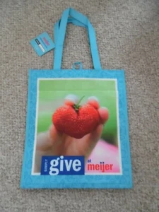 Meijers Simply Give Reusable Grocery Bag Reusable Shopping Bag Meijer - Picture 1 of 5