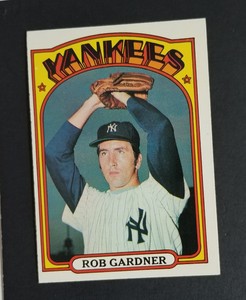 1972 Topps #22 ROB GARDNER New York Yankees - FREE SHIPPING