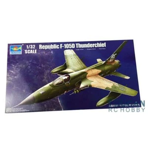 1/32 Scale Trumpeter 02201 US Craft Jet Kit F-105D Thunderchief Fighter Model - Picture 1 of 5