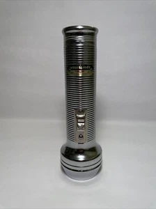 Vintage Ray-O-Vac Sportsman 7 Zoll Chrom Taschenlampe 2 D Zellen Batterien getestet - Bild 1 von 10