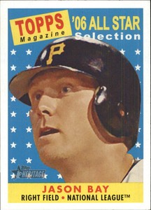 2007 Topps Heritage Pittsburgh Pirates Baseball Card #488 Jason Bay AS