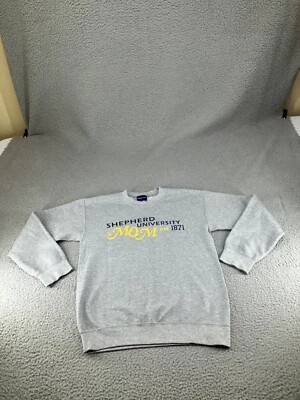 Moletom Shepherd University feminino pequeno cinza mãe MV esporte peso pesado Y2K - Imagem 1 de 4