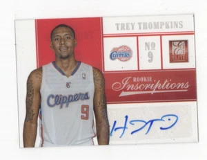 2012-13 PANINI ELITE BASKETBALL ROOKIE INSCRIPTIONS TREY THOMPKINS CLIPPERS - Picture 1 of 2