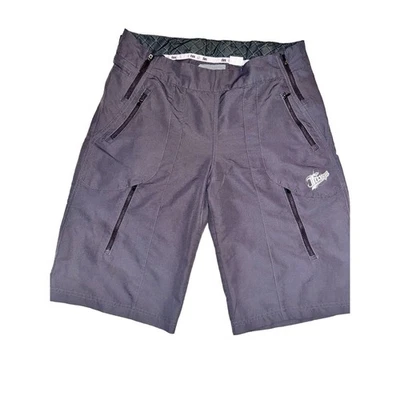 Pantalones Cortos Fox Racing Para Mujer 12" Diva Cintura Ajustable Gris Oscuro Talla L Foto 1 de 4