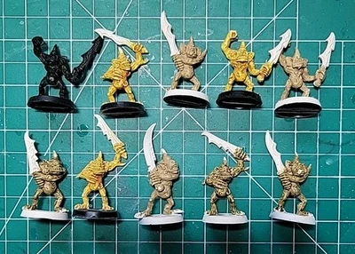 Chaos Nurgle Plague Bearers Oop Metal Warhammer Fantasy Battles (D) Foto 1 de 2