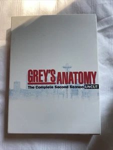 Grey's Anatomy DVD Second Season Uncut Preowned Good - Picture 1 of 5