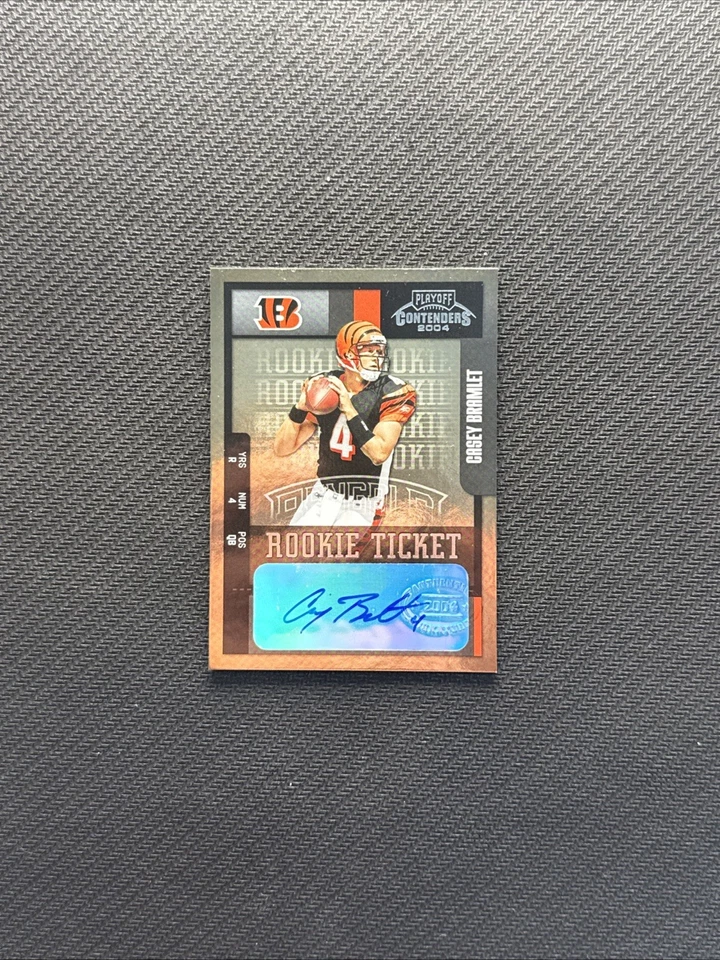 2004 Donruss Playoff Contenders Rookie Ticket Auto Casey Bramlet #113 - Image 1 of 2