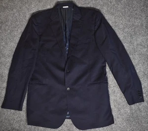 Ermenegildo Zegna Wolle Seide Blazer Solide Jacke Herren US 44 Blau - Bild 1 von 11
