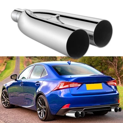 适用于雷克萨斯 IS 300 2.5 英寸进口双 3 英寸插座 19 英寸长排气管焊接 — 第 1/4 张图片