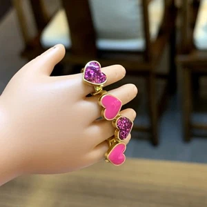Lote 4 Anillos de Oro Juguete Accesorio Para American Girl Muñeca 18" OG KID Regalos Juguetes #B - Imagen 1 de 8