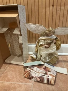 Franklin Mint 1987 Winter Angel Collectible Doll Box, Stand & Papers - Picture 1 of 5