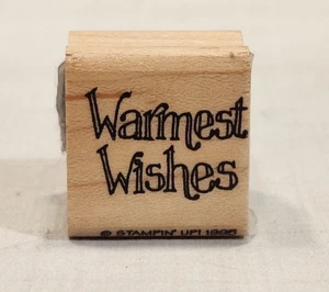 Stampin' Up! Warmest Wishes Gummistempel - Bild 1 von 2