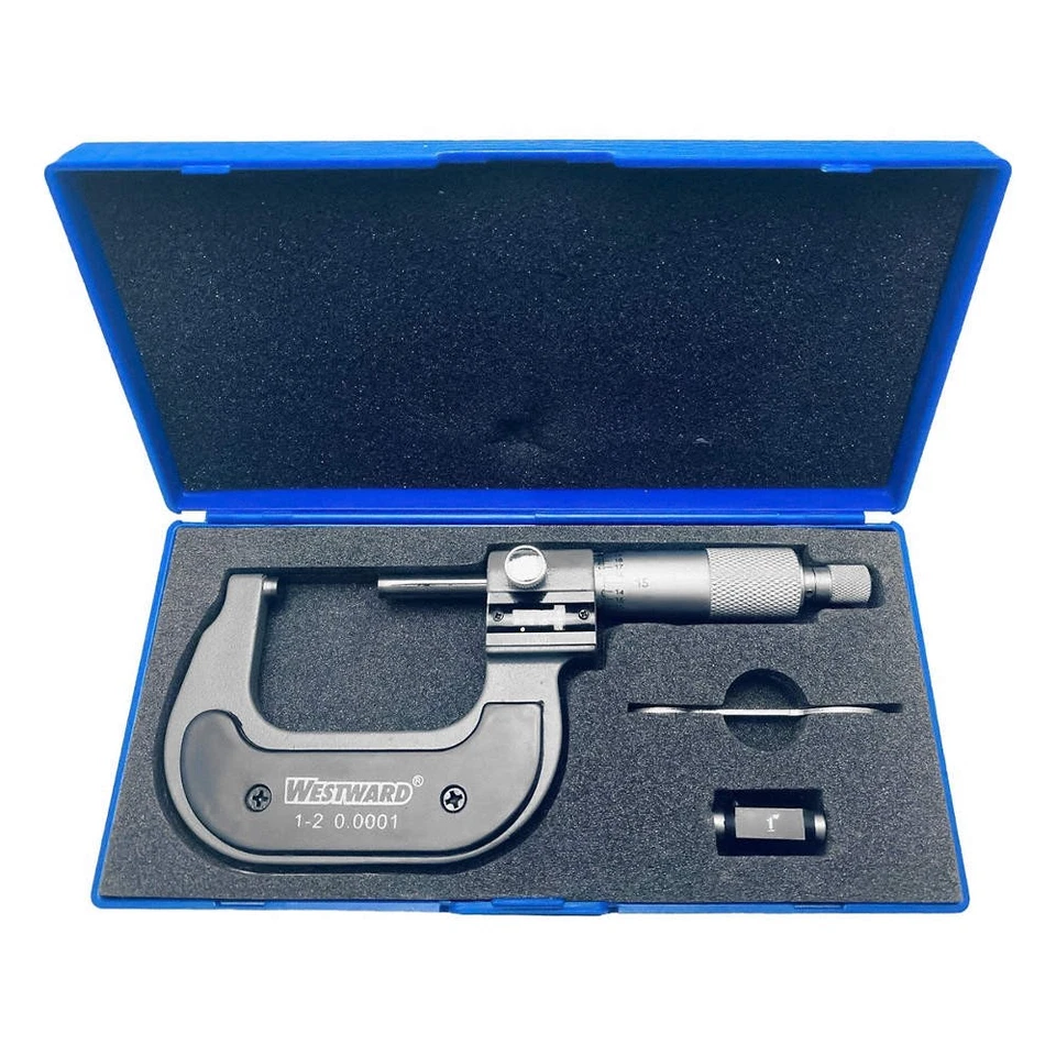 WESTWARD 4KU88 Digital Micrometer,1-2 In,0.0001,Ratchet 4KU88 - Image 1 of 1