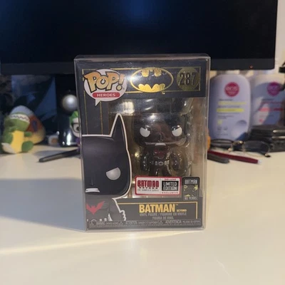 Funko Pop Deluxe Batman Beyond #287 Excl Edición Limitada Cromo con Protector  Foto 1 de 4