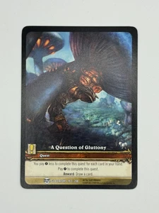 World of Warcraft Juego de cartas coleccionables Gladiadores 193/208 Arte extendido Una cuestión de glotonería - Imagen 1 de 1