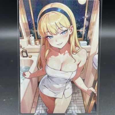 Super Girl Anime Waifu Card Doujin ACG Goddess Holo - Image 1 of 4