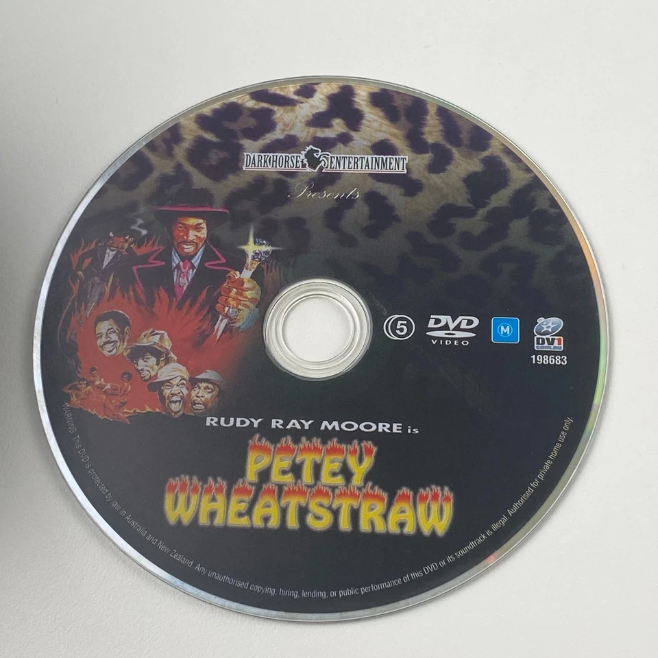 Petey Wheatstraw (DVD, 1977) только диск | комедия, Руди Рэй Мур - Изображение 1 из 1