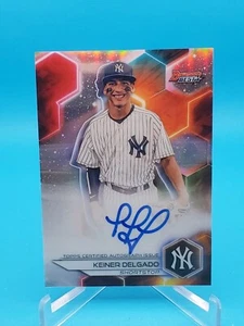 Keiner Delgado 2023 Bowman's Best #B23-KD Refractor Auto - Yankees Prospect - Picture 1 of 2