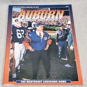 AUBURN TIGERS vs Northeast Louisiana Indians Football Program Sept 1994 Bowden - Imagen 1 de 8